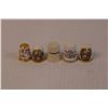 Image 5 : Lot of Thimbles and Vintage Collectible Spoons