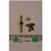 Image 1 : (3) Jewelry Lot - Wrist Watch, Brooch, Cameo Ring