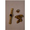 Image 2 : (3) Jewelry Lot - Wrist Watch, Brooch, Cameo Ring