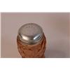 Image 3 : Set of Vintage Glass Salt and Pepper Shakers (One Shaker is Missing Top)