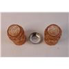 Image 4 : Set of Vintage Glass Salt and Pepper Shakers (One Shaker is Missing Top)
