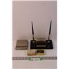 Image 1 : Vintage Desktop Pen Set, Roller and Fountain Pen Tips