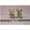 Image 1 : Vintage Novelty Dog Salt and Pepper Shakers (Small Chip)