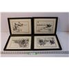 Image 1 : (4) Vintage Framed Art