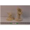 Image 1 : (2) Vintage Made in Italy Sculpture Figurines