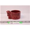 Image 1 : Vintage Medalta Horse Carved Shaving Mug (Chip)