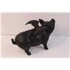 Image 4 : Vintage Cast Iron Flying Pig Piggy Bank (Some Chips)