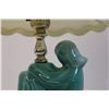 Image 2 : Vintage Ceramic Lady Figure Lamp (Working)
