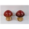 Image 4 : (5) Vintage Mushroom Figurines