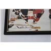 Image 2 : Vintage Autographed Framed Hockey Picture - Bobby Orr, Boston Bruins, Chicago Blackhawks (Autograph 
