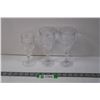 Image 1 : (3) Stemmed Crystal Glasses