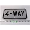 Image 1 : Four Way Street Sign