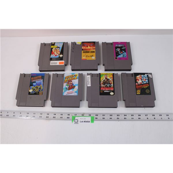 (7) Nintendo NES Games - Mario