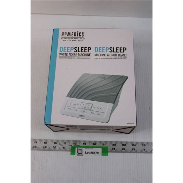 Homedics Deep Sleep White Noise Machine (NIB)