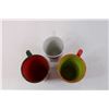 Image 2 : (3) Ceramic Coffee Mugs