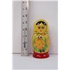 Image 2 : Wooden Russian Nesting Doll (Only Two Pieces)