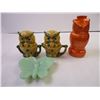Image 2 : Jadeite Butterfly, Owl Salt/Pepper/Cream/Sugar