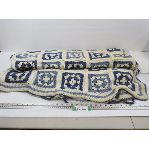 Knitted Blanket (damaged & dirty)