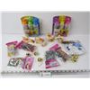 Image 1 : Lot of Craft Items - Beads - Bells - Wooden Toys