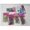 Image 4 : Lot of Craft Items - Beads - Bells - Wooden Toys