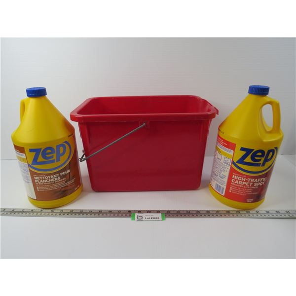 (2) Containers of Carpet Spot Cleaner - Mop Bucket