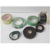 Image 3 : Polypropylene Rope - Various Rolls of Tape - Cable Ties - Canadian Beer Tin