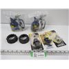 Image 1 : (3) Halogen Headlight Bulbs - (2) Dynaline Oiler Cans - Plumbing Rings