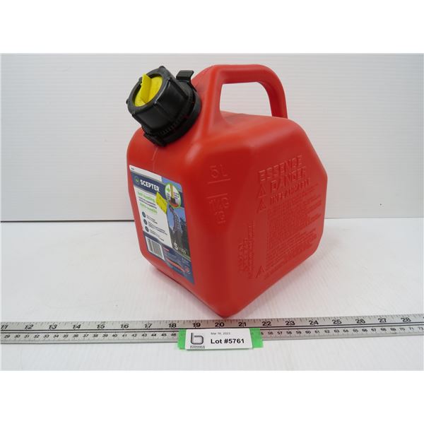 Scepter 5 Liter Plastic Gas Can