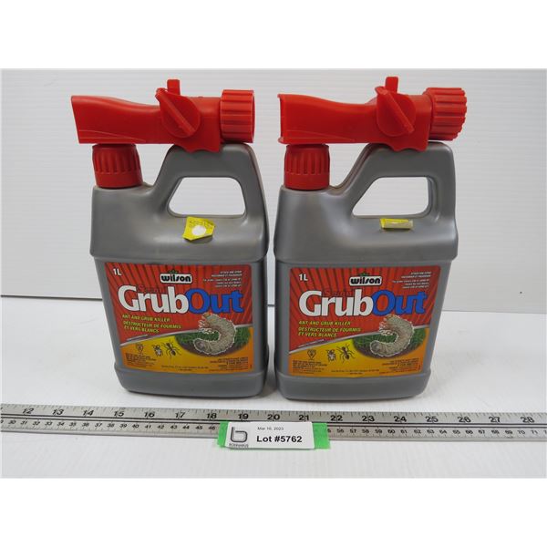 2X the Bid Price (2) Containers of Wilson Grubout (ant & grub killer)