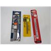 Image 6 : 26' Lufkin Measuring Tape - Hex Key Set - 10" Mini Hacksaw - (2) Carbide Tip Drill Bits - (1) Wood S