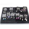 Image 2 : (10) Pair of Earrings - Case for Jewelry