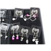 Image 3 : (10) Pair of Earrings - Case for Jewelry