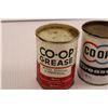 Image 2 : (2) Co-Op Grease Cans (1 with Contents)