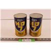 Image 1 : (2) Empty 1.14L Co-Op Motor Oil Cans