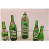Image 5 : (5) Vintage Empty 7-Up Bottles
