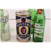 Image 5 : (4) Vintage Empty 7-Up Bottles + Empty Vintage Crush Bottle, & Empty Australian Foster's Lager Can