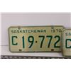 Image 2 : (2) Saskatchewan Commercial License Plates