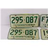 Image 2 : (5) 74 Saskatchewan License Plates (2 are Identical)