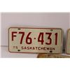 Image 2 : (2) 73 Saskatchewan + (1) 75 Saskatchewan License Plates