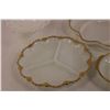 Image 2 : (5) Milk Glass Dishes (3 Fire king)