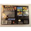Image 2 : World Heroes-Super Nintendo Game with Original Box