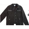 Image 3 : *Black/Bling Denver Hayes XL Jean Jacket