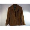 Image 2 : *Brown Suede Leather Jacket- Size Small