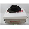Image 1 : Cowboy Hat in Lammes Western Wear Hat Box (dirty - size 7 1/8")