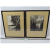 Image 1 : (2 X BID PRICE) - (2) Vintage Pictures