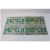 Image 2 : (8) Assorted Vintage Saskatchewan License Plates