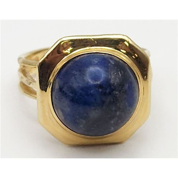 BLUE LAPIS 14k FASHION RING