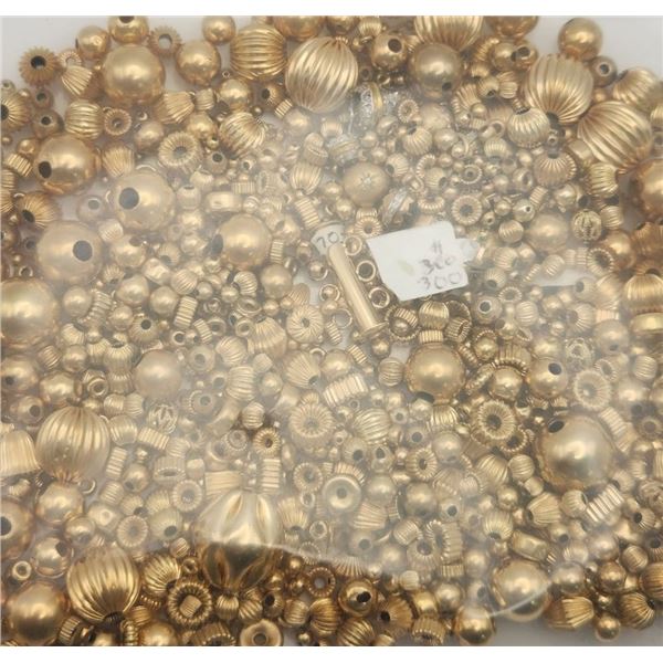 14k GOLD BEADS / JEWELERS LOT