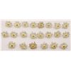 Image 2 : JEWELER'S LOT: (11)PAIRS OF STERLING FLOWER