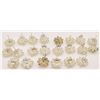 Image 3 : JEWELER'S LOT: (11)PAIRS OF STERLING FLOWER